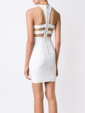 fitted cutout back dress