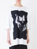 crush print T-shirt