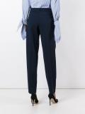 tailored straight trousers