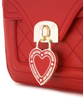 heart buckle shoulder bag 