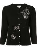 floral embellished cardigan