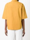 ruffle pocket shirt