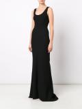 long fitted dress
