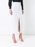 frontal slit mid skirt