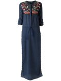 embroidered long dress