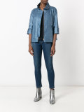 cropped sleeves jacket 