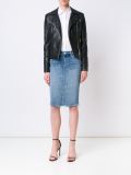 denim pencil skirt
