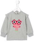 flower robot sweatshirt