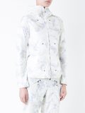 camouflage hooded puffer jacket