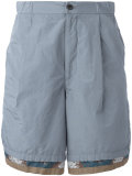 patterned trim shorts