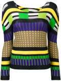 colour block sweatshirt 