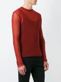sheer longsleeved top