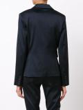 satin effect fitted jacket