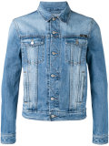 faded denim jacket