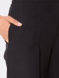 wide leg cropped trousers