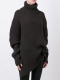 ribbed turtleneck jumper 