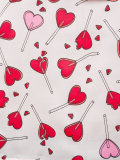 heart print blouse 