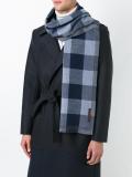 checked scarf