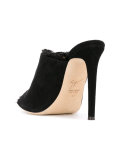 frayed stiletto mules