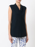 V-neck sleeveless shirt