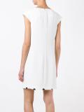 studded trim dress