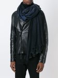 raw edge scarf