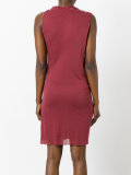 draped asymmetric dress