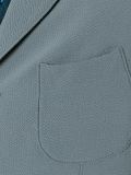 patched pockets notched lapels blazer