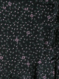'Floral Make Love' asymmetric skirt