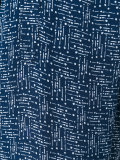 printed straight trousers