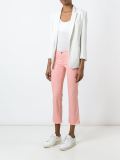 raw hem cropped jeans