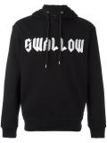 swallow embroidered hoodie