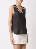 embroidered tank top
