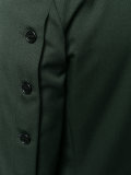 buttoned suit jacket