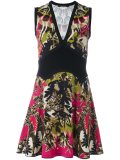 floral print short dress