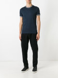 contrast trim T-shirt 