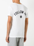 'follow me' print T-shirt