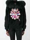 hooded zipped jacket