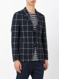 checked blazer 