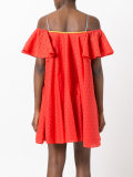off the shoulder embroidered dress 