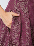 one shoulder jacquard Rogeria dress