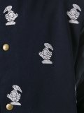 鸭子刺绣飞行员夹克