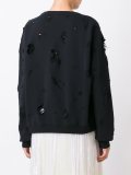 destroyed sweatshirt
