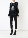 multi-yarn knit jumper