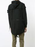 zipped hooded jacket 