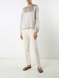 round neck blouse 