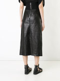 midi leather skirt 