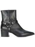buckle-strap ankle boots 