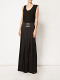 pleated long skirt