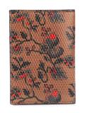 floral print cardholder